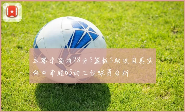 本赛季场均28分5篮板5助攻且真实命中率超65的三位球员分析